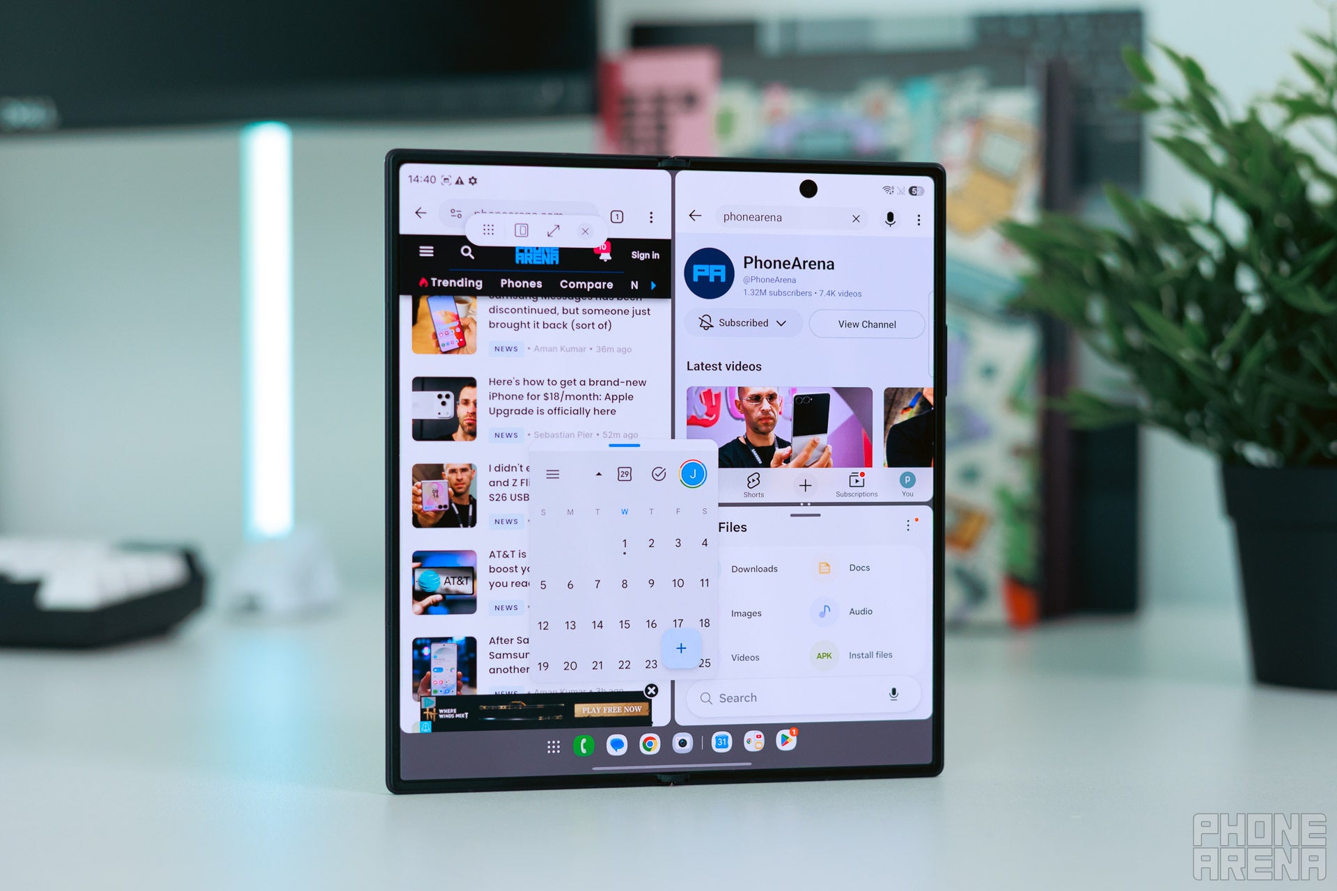 Can you count how many apps I have on screen? | Image by PhoneArena - Two paths: Which new Galaxy Z Fold is actually right for you?