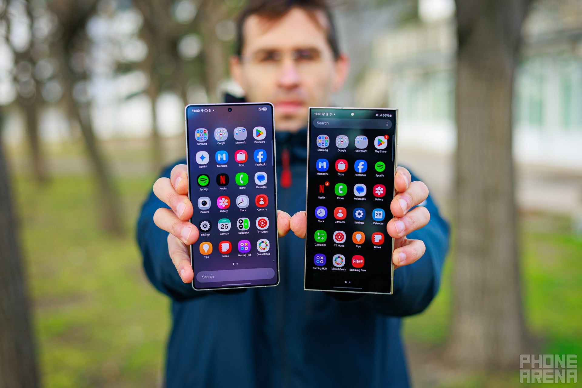 Samsung Galaxy S25 Ultra and S24 Ultra | Image by PhoneArena - Battery drain and overheating plague Galaxy phones after the latest software update
