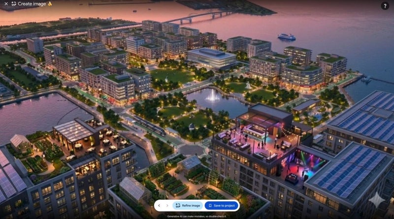 If you happen to be a construction magnate, you can see your Tokyo project visualized.