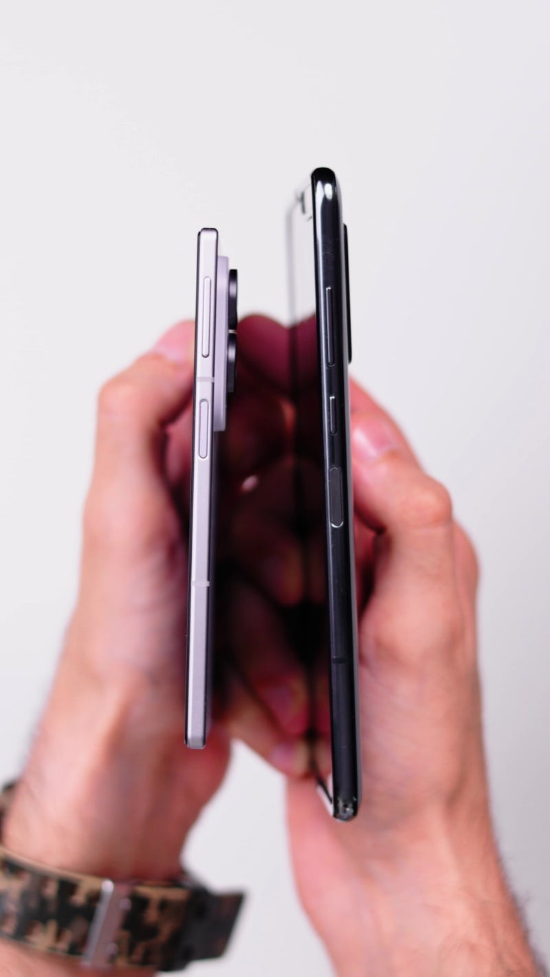 I put Samsung’s first Galaxy Fold next to the Galaxy Fold 8 and the difference Is incredible
