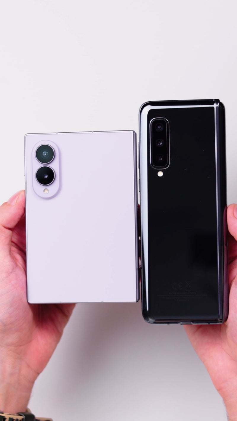 I put Samsung’s first Galaxy Fold next to the Galaxy Fold 8 and the difference Is incredible