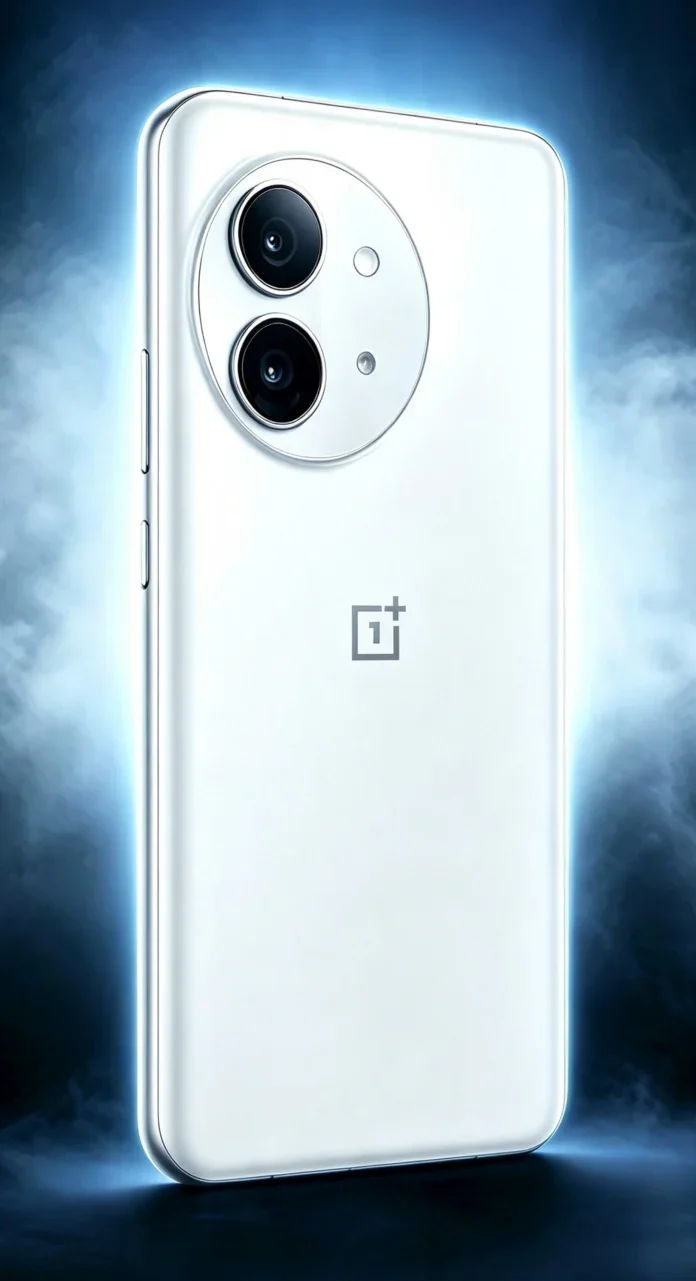 AI image of a white phone.