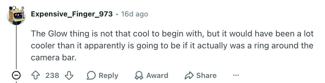 Some Reddit users think the feature could be better. | Image by Reddit (Screenshot - Google&rsquo;s last Pixel 11 Pro mystery may have a cheeky new name