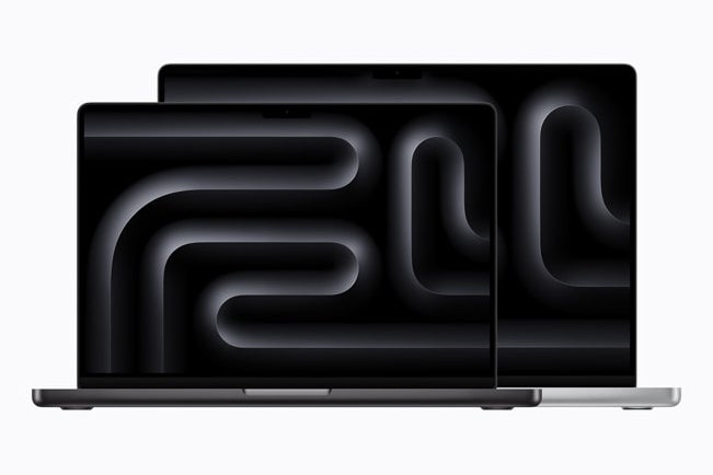 Two MacBook Pro laptops shown against a white background