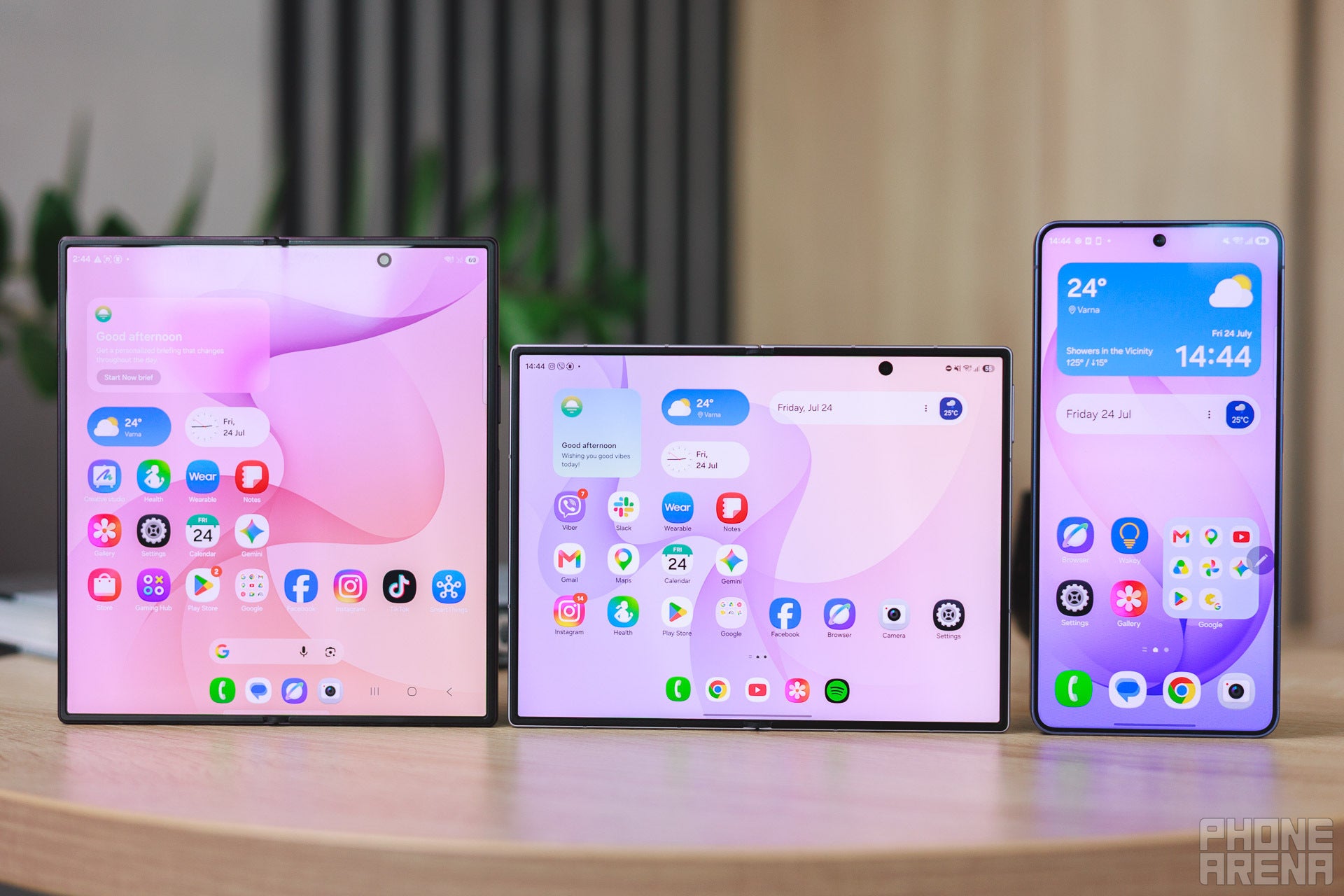 Three different workflows | Image by PhoneArena - Last chance to get the Galaxy Z Fold 8 pre-order deals!