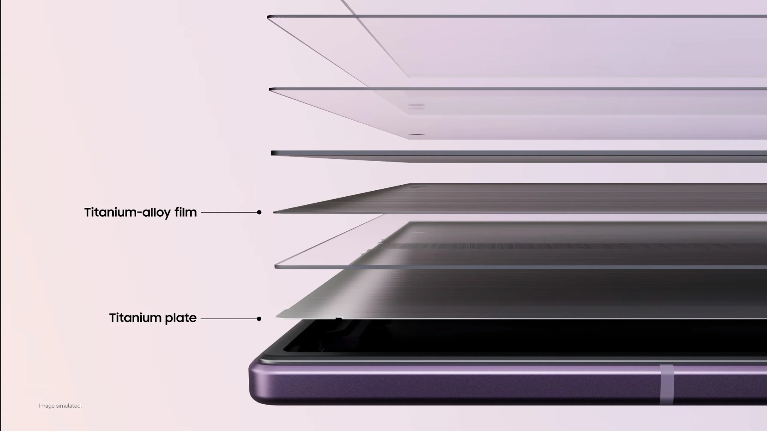 A breakdown of the Flex Titanium, the new tech that arrived with the Z Fold 8. | Image by Samsung - Samsung's Galaxy Z Fold 9 could change something we thought was already solved