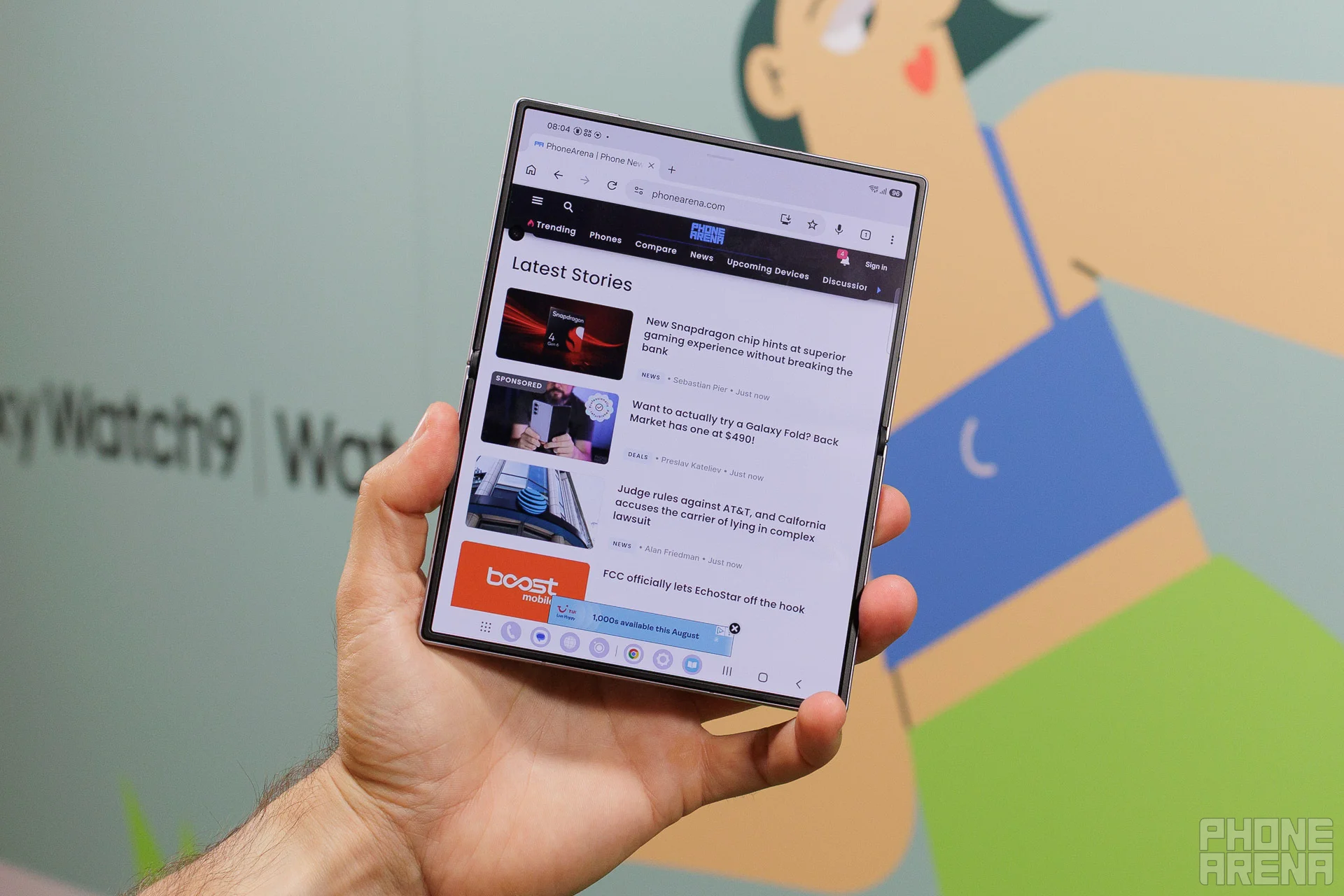 Samsung's upcoming foldable may look even better than the Z Fold 8 Ultra. | Image by PhoneArena - Samsung's Galaxy Z Fold 9 could change something we thought was already solved