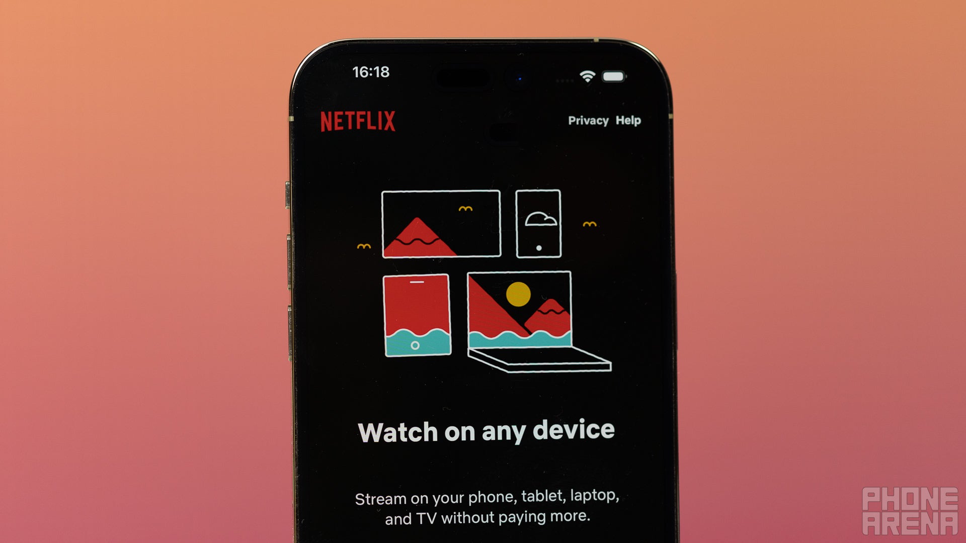 Netflix says you can stream its content on any device. | Image by PhoneArena - You can finally stream Netflix in 4K on Chrome, but only on select devices