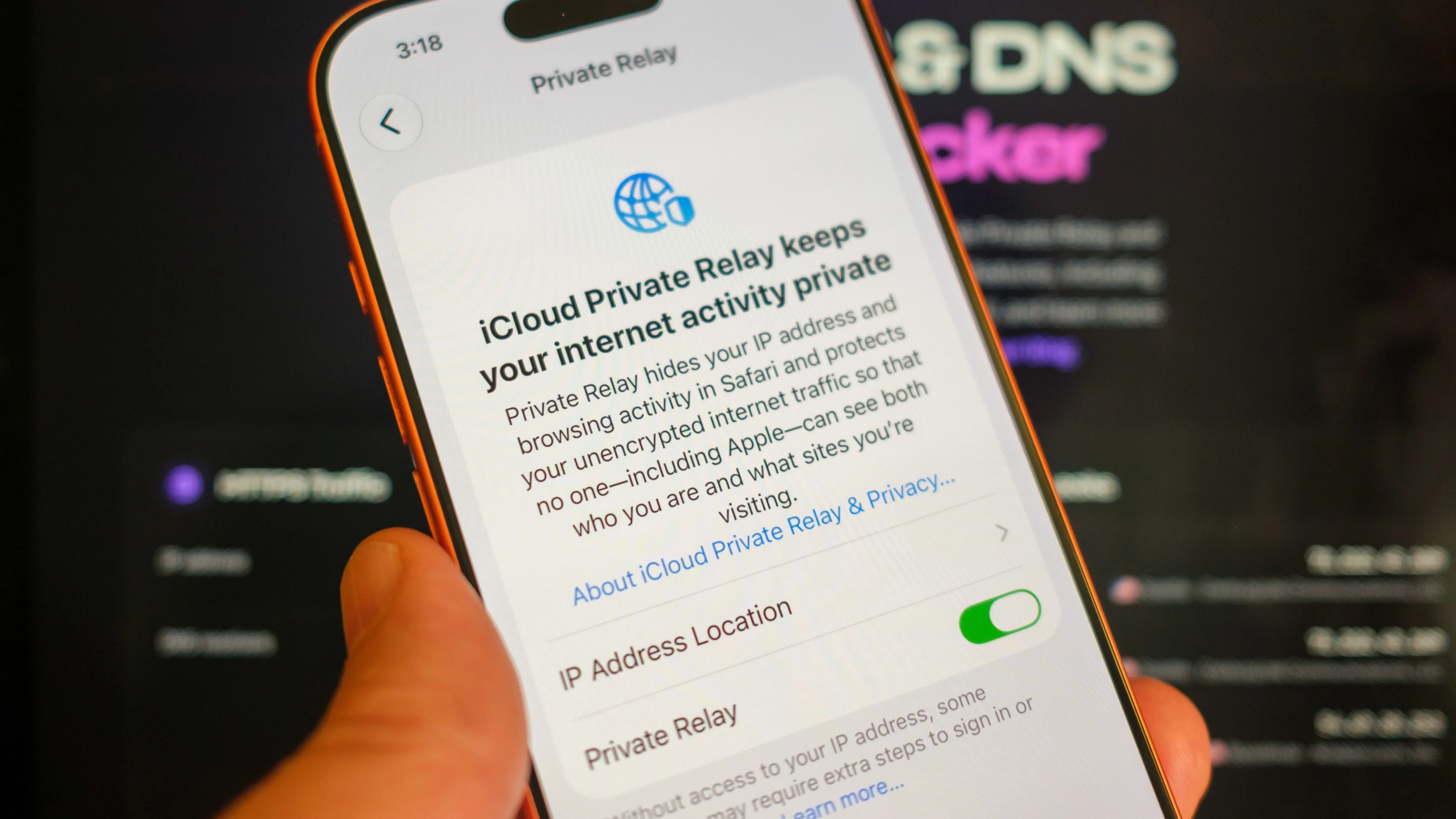 Private Relay isn't doing its job very well, for a paid subscription feature. | Image by CNET - Warning! This iCloud feature can leak your IP address