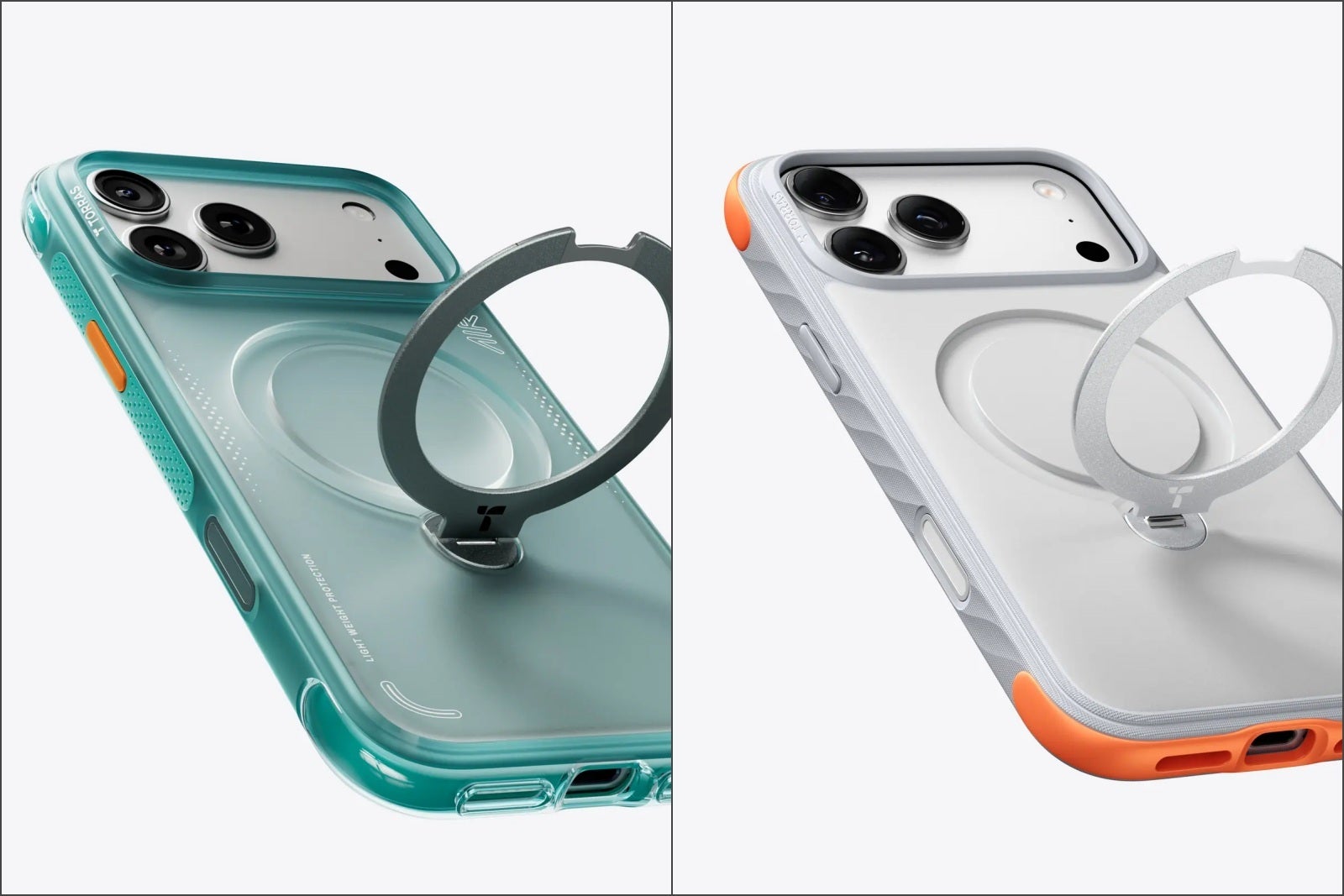 Q3 Air and Q3 Rugg | Image by Torras - The new TORRAS Q3 Air Pro: dual airbag protection for the iPhone 17 Pro!