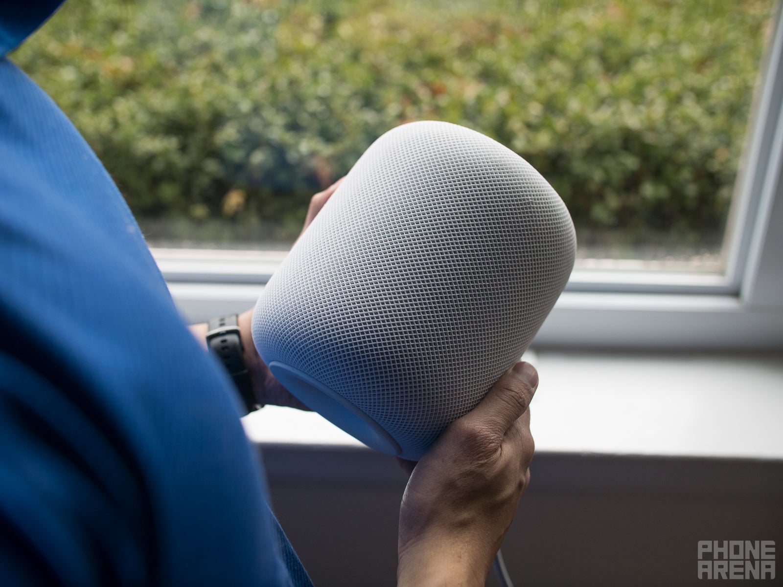 Apple's HomePod, like most home speakers, doesn't move around. | Image by PhoneArena - The next self-proclaimed iPhone killer may be a mobile smart speaker