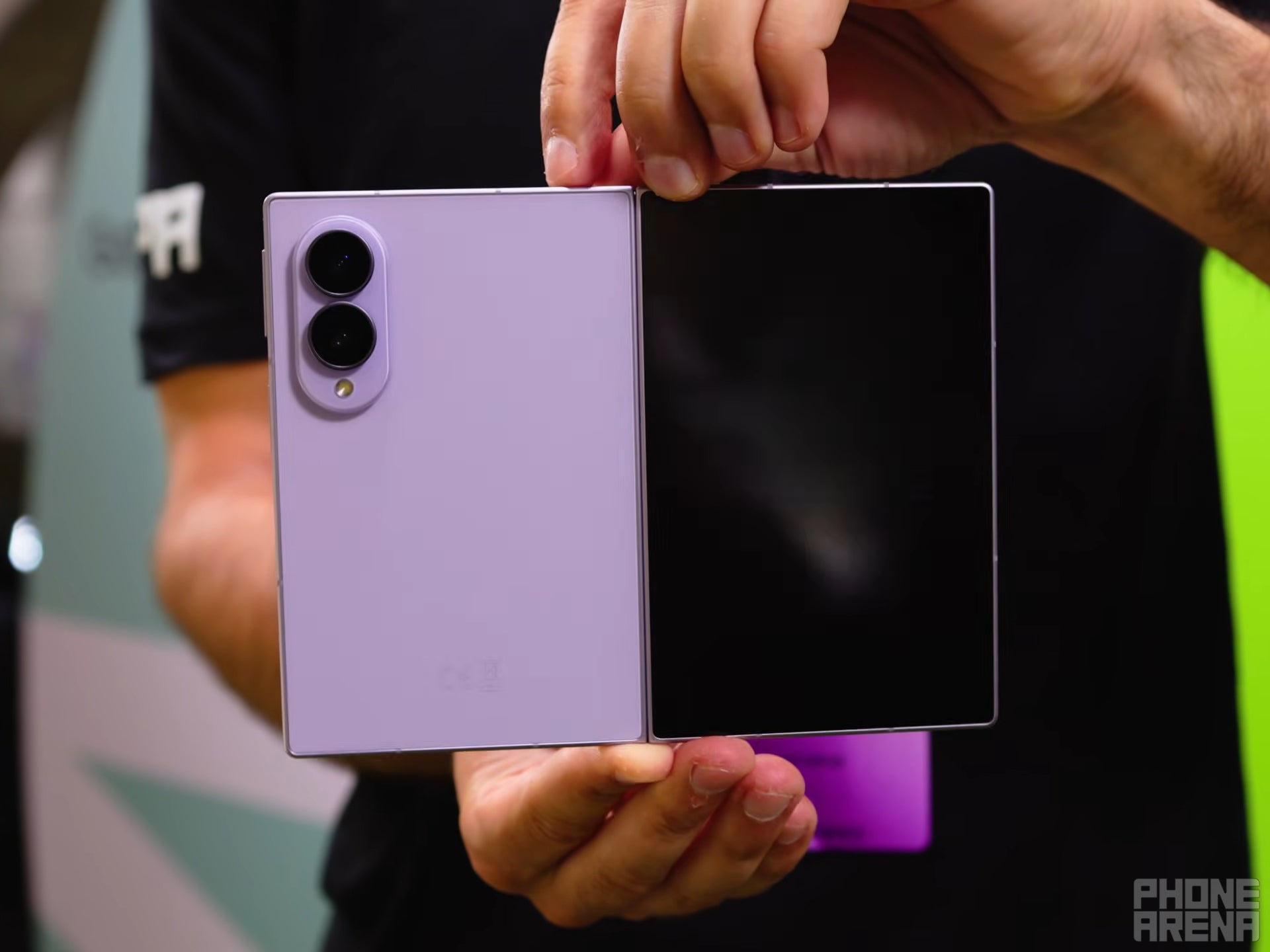 Samsung Galaxy Z Fold 8 rear unfolded