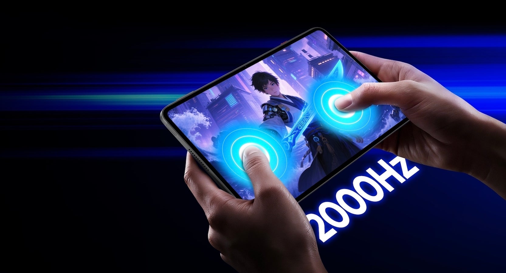 Super-fast touch sampling | Image by REDMAGIC - The super-powered REDMAGIC Astra 2 gaming tablet is now for sale: grab an early bird price!