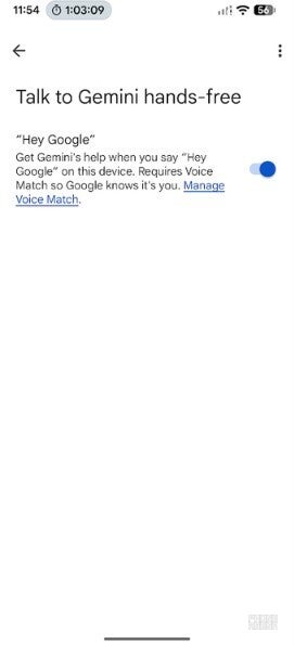 Screenshot shows toggle for feature that caused the scary voice to be heard.
