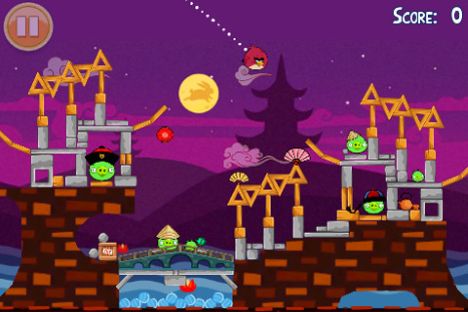 Angry Birds Seasons Moon Festival Episode packs yet another 30 fun-filled levels