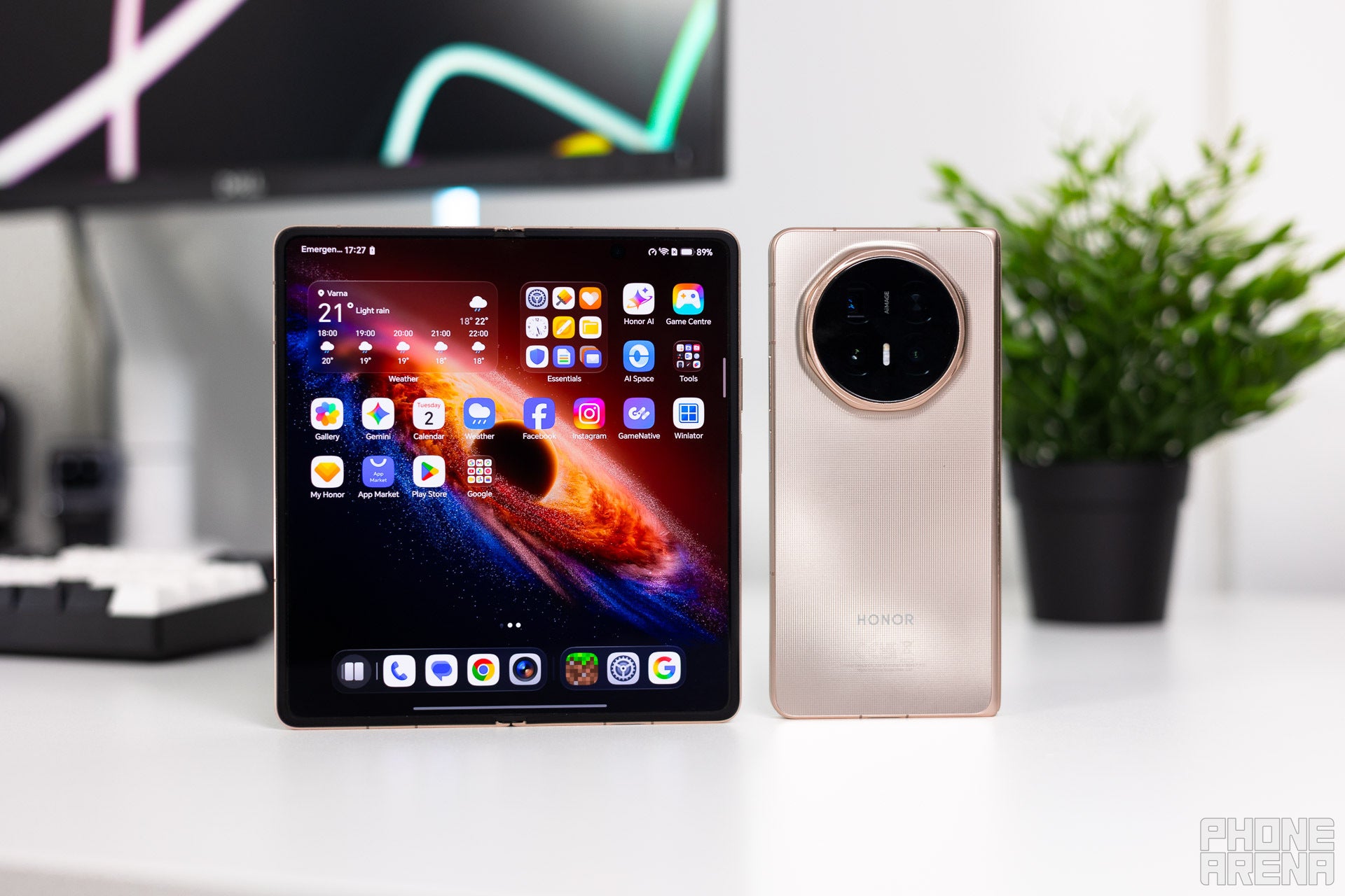 Thin, light, beautiful, powerful | Image by PhoneArena - Honor’s Back to School deals are intense: foldable Magic V6, flagship Magic 8 Pro, tablets, more!