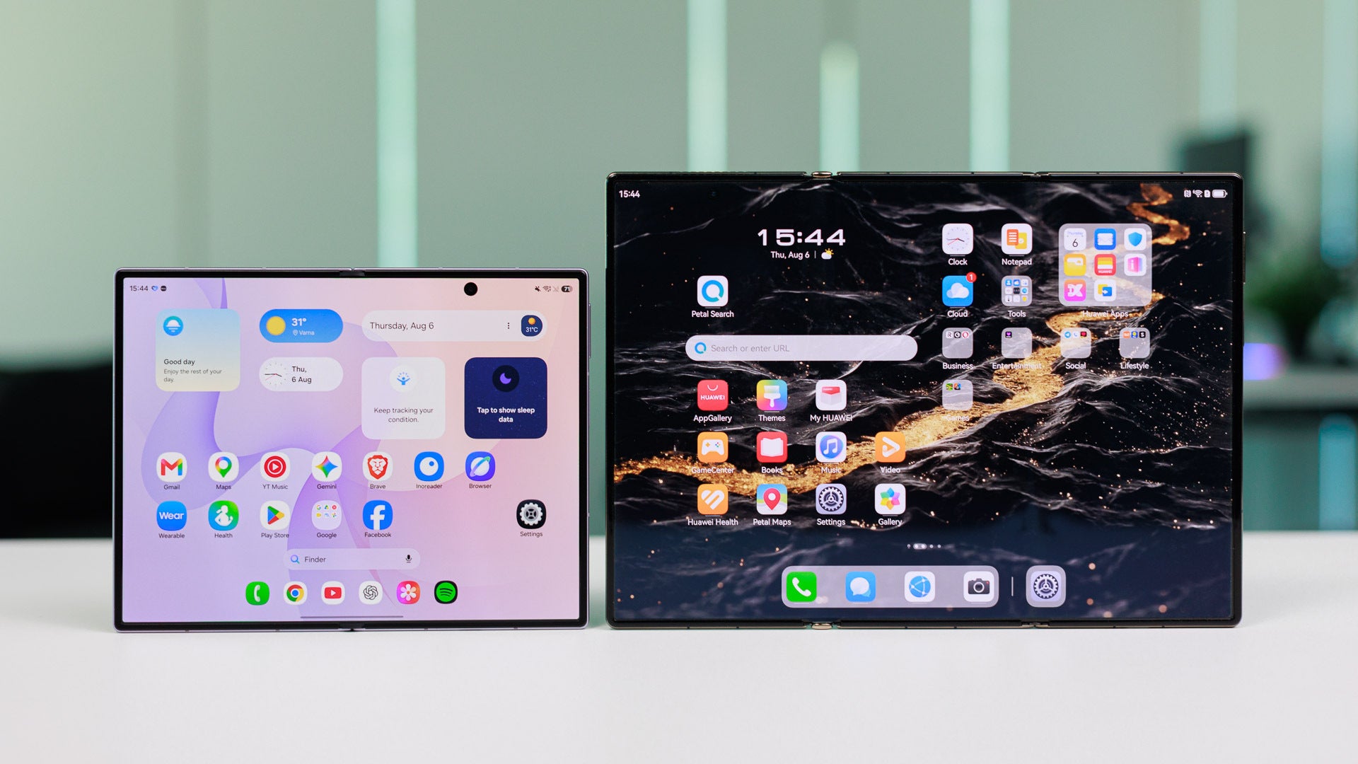 Image by PhoneArena - Samsung&rsquo;s Galaxy Z Fold 8 just killed trifolds for me (I compared it vs Huawei Mate XT)
