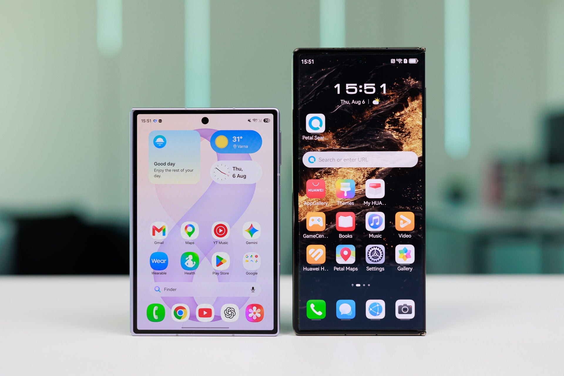 Image by PhoneArena - Samsung&rsquo;s Galaxy Z Fold 8 just killed trifolds for me (I compared it vs Huawei Mate XT)