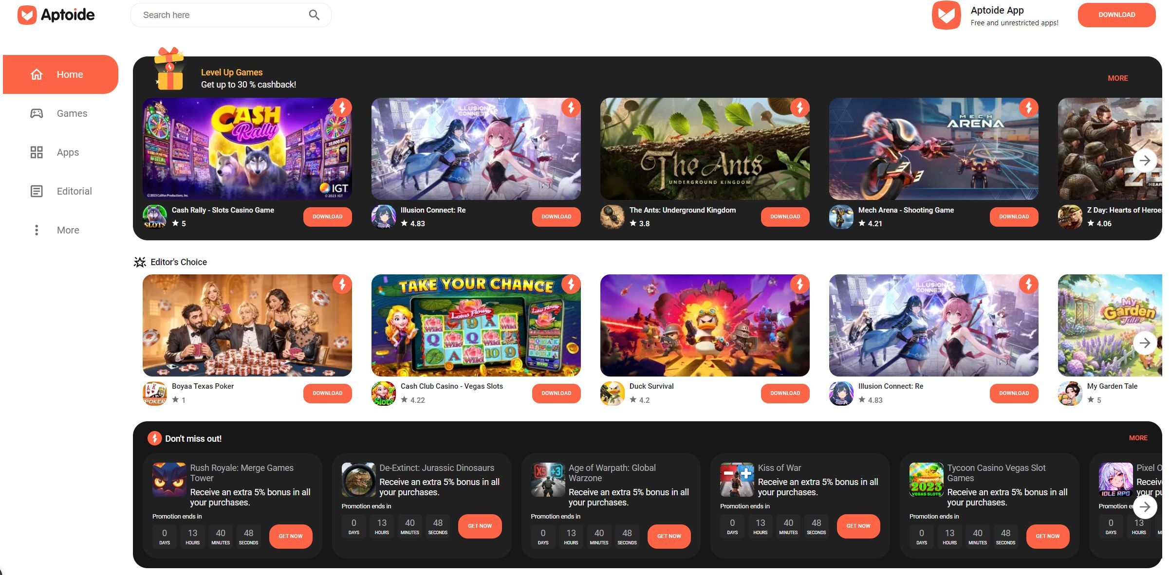 Aptoide is one of Google's biggest competitors when it comes to app stores. | Image by Aptoide - Will you actually use other app stores now that Google can&rsquo;t stop you?