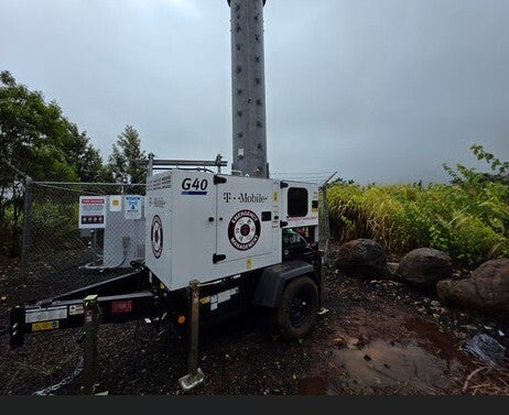 T-Mobile works to restore service in Hawaii following a tropical storm. | Image by T-Mobile - T-Mobile saves the day after tropical storm batters Hawaii