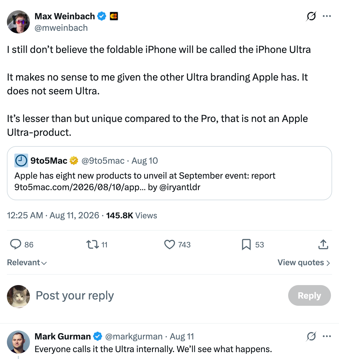iphone foldable ultra name