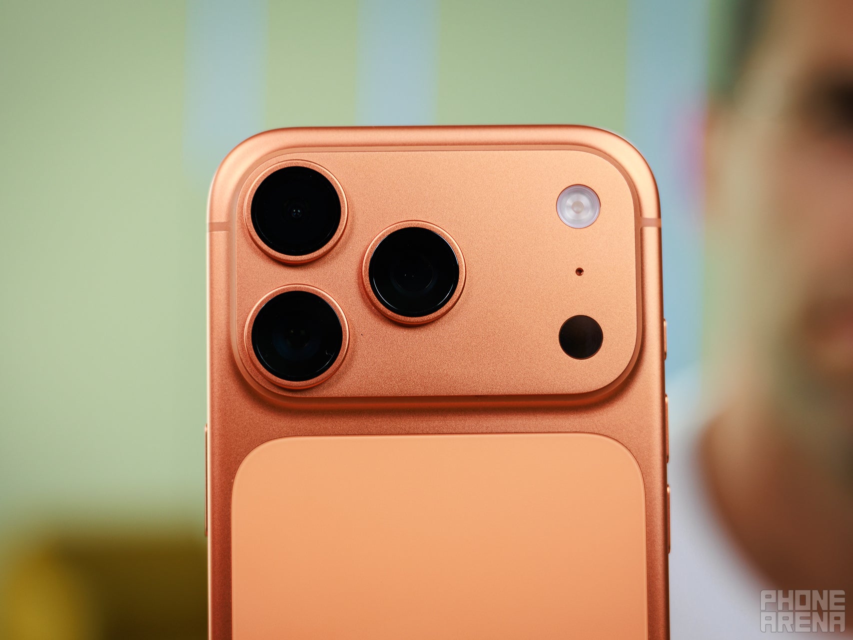 Cosmic Orange iPhone 17 Pro rear