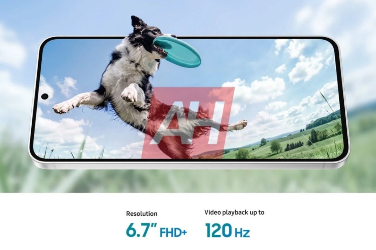 Leaked image revealing Samsung Galaxy S26 FE screen size