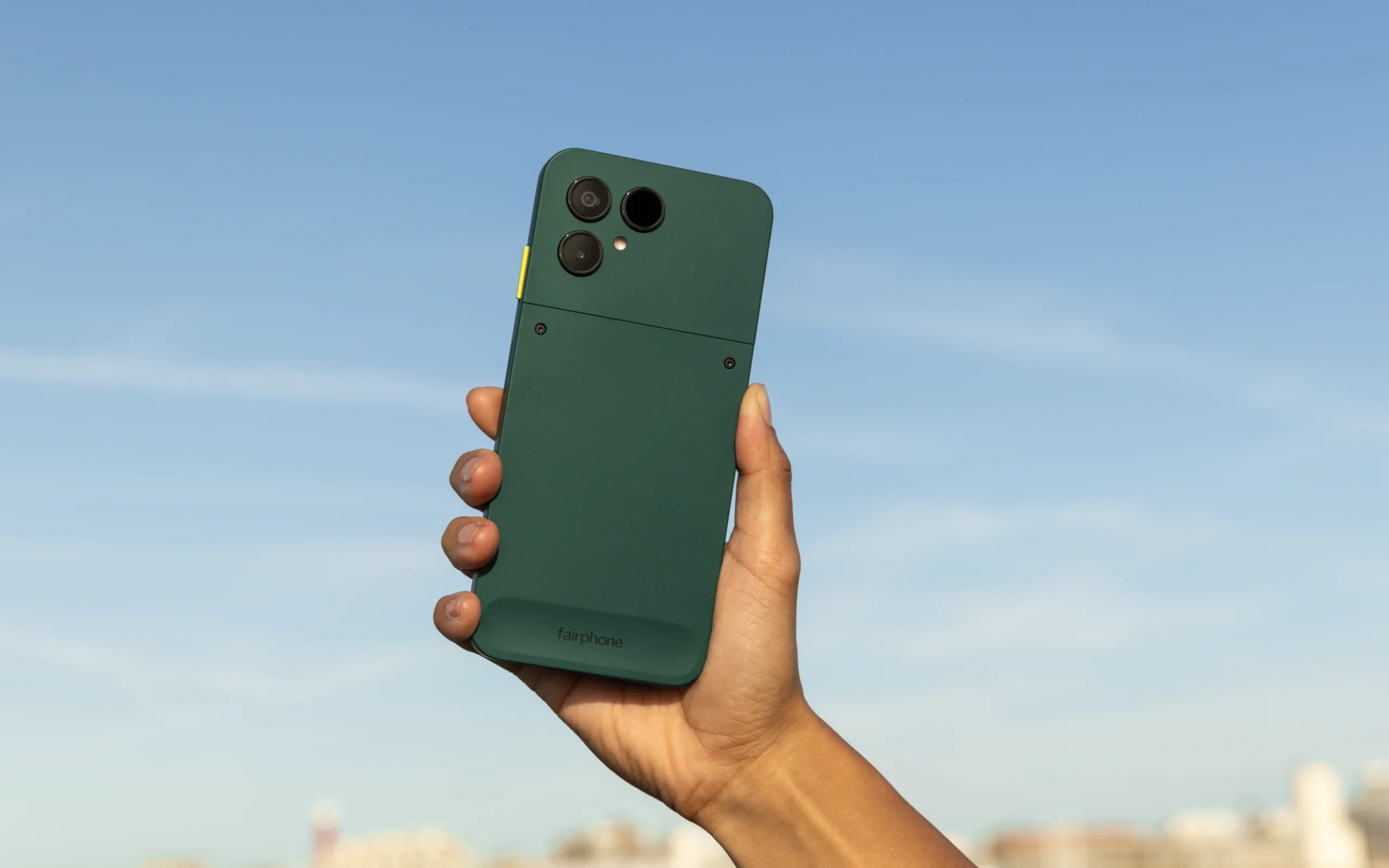 The first Fairphone model to be officially launched in the US. | Image by Fairphone - Unlocked for T-Mobile: The most secure phone in the world debuts at $649