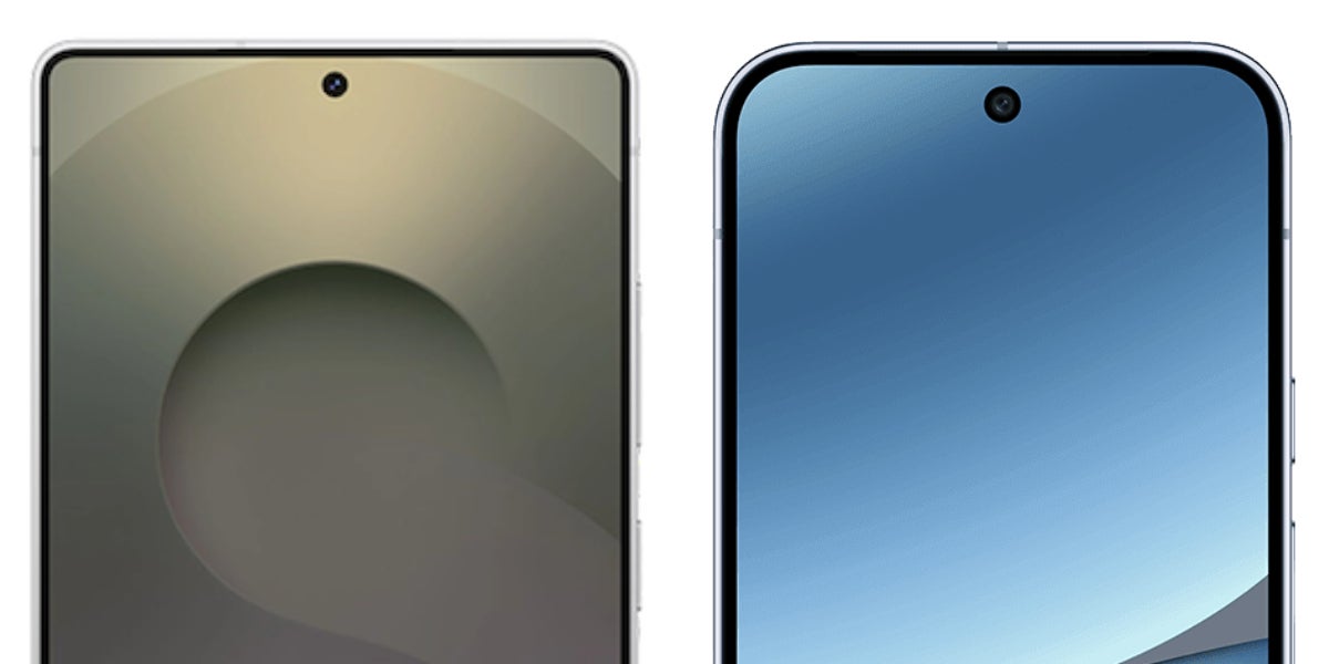 Which one do you prefer? I will always lean to the left. | Image by PhoneArena - I'm sick of modern phone screens (and Apple is to blame)