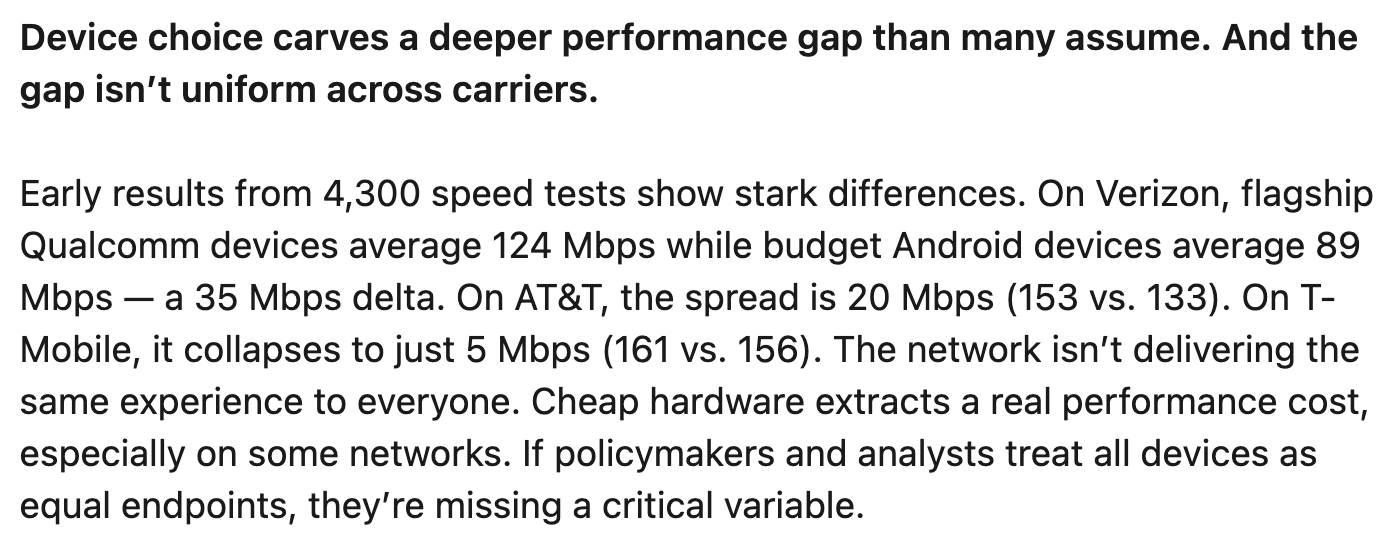 at&T vs t-mobile vs verizon speeds