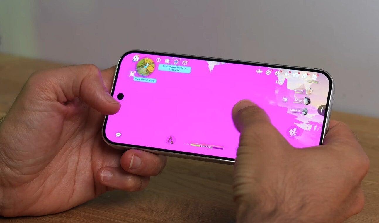 Genshin Impact in Pixel 11 Pro.