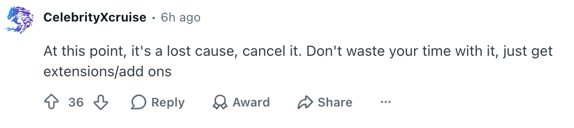Redditors have ideas about how to handle the price hike. | Image by Reddit (screenshot - Some YouTube Premium subscribers are getting warned about another price increase