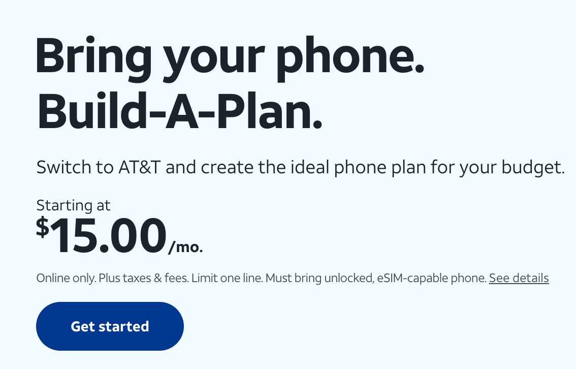 AT&amp;amp;T cheap postpaid plan