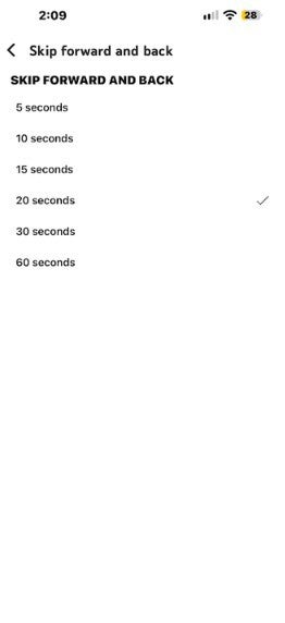 Screenshot shows how time interval on YouTube can be changed.