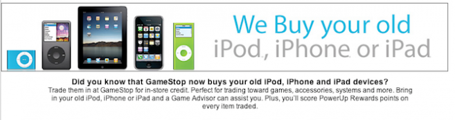 GameStop has started accepting trade-ins of iOS devices for store credit - Apple iOS devices coming to GameStop?
