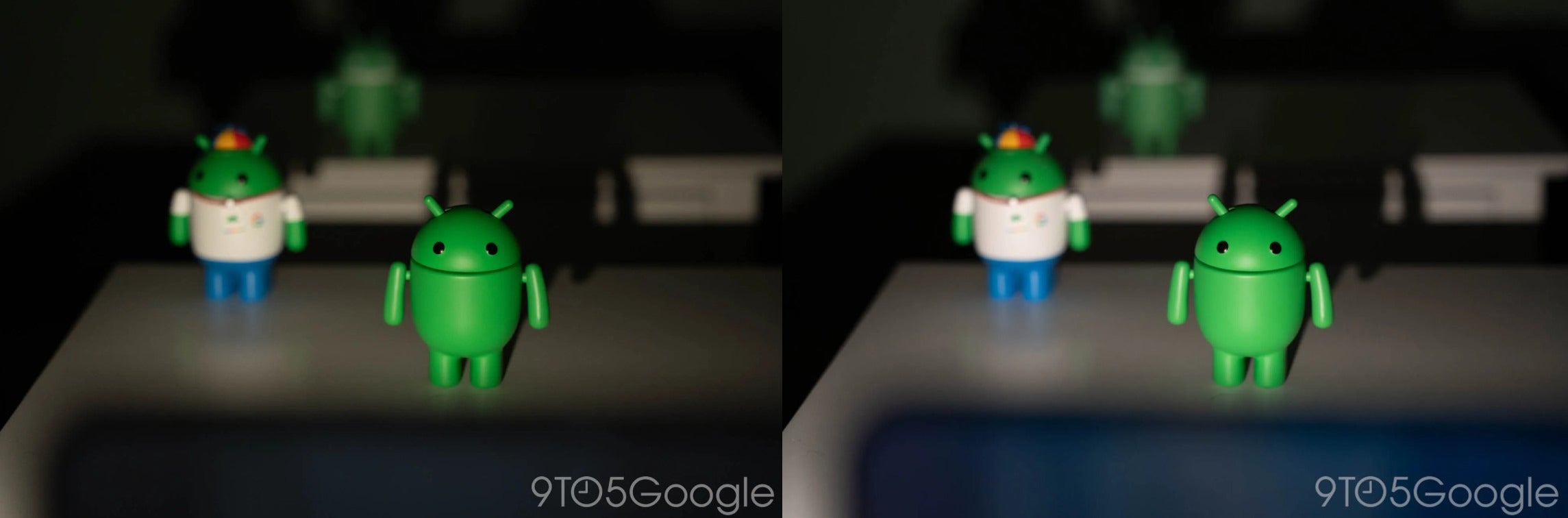 Pixel 11 Pro XL vs Pixel 10 Pro XL flashlight performance.