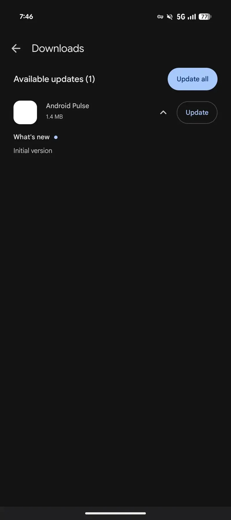 The mysterious Pulse app.
