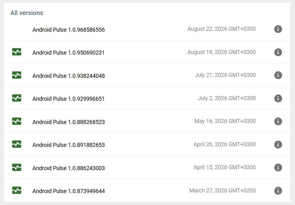 The Android Pulse app has been around for some time. | Image by APKMirror - Google silently added a new app to millions of Android phones, and users are confused