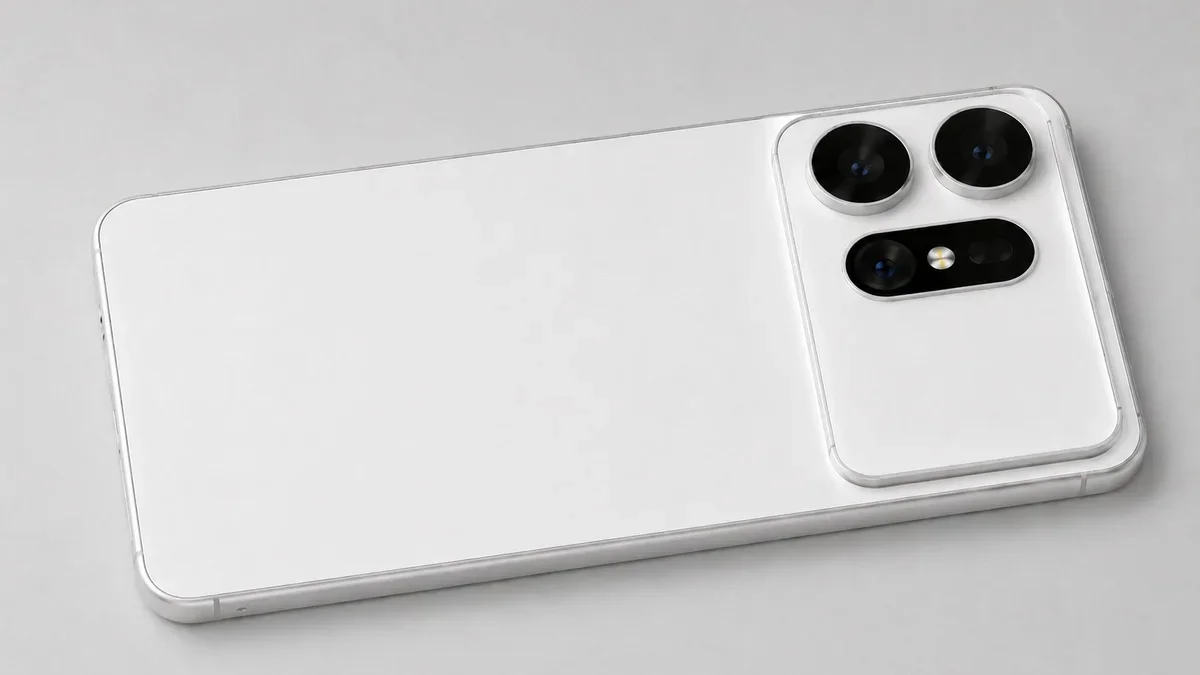 White Galaxy phone.
