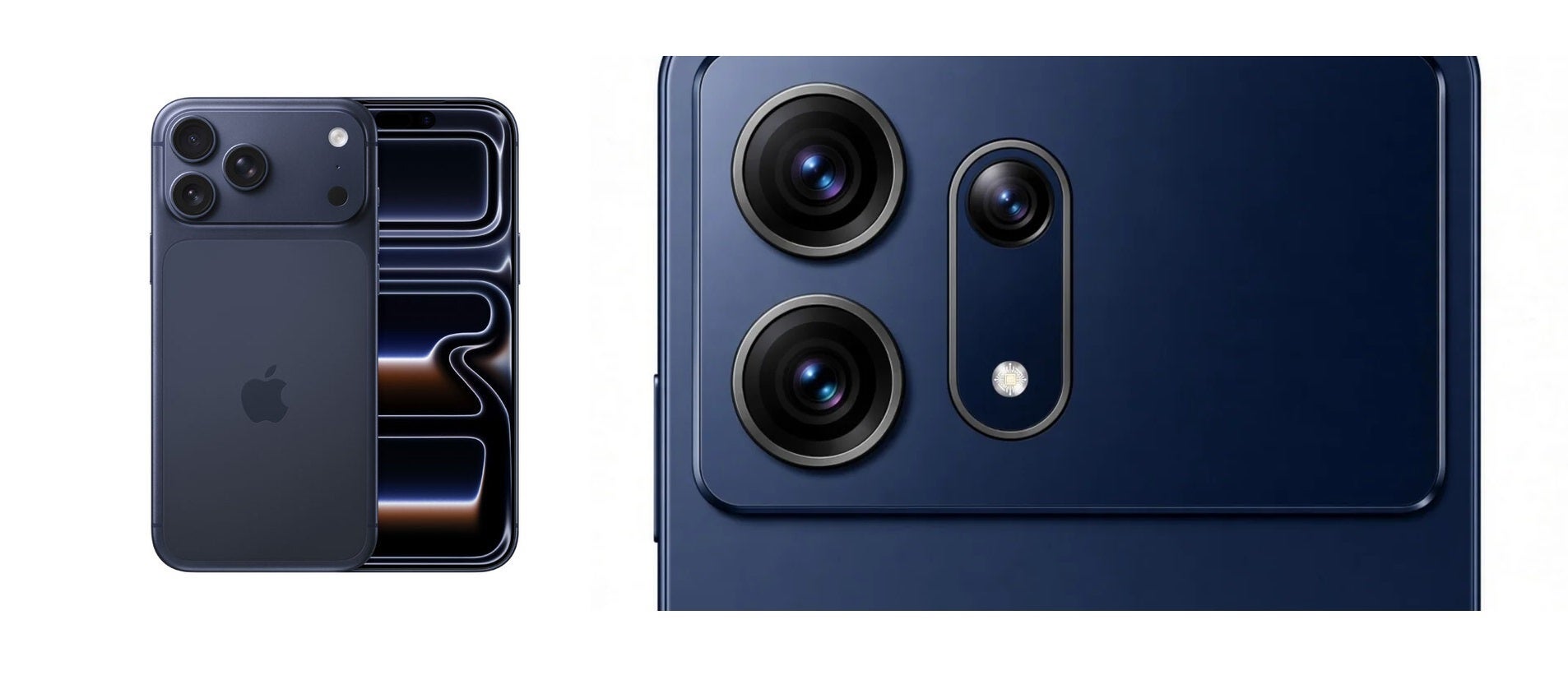 The iPhone 17 Pro Max next to the Galaxy S27 Ultra render. | Image by @TheGalox_ - Galaxy S27 Ultra looks like an iPhone 17 Pro Max copy, and I'm disgusted