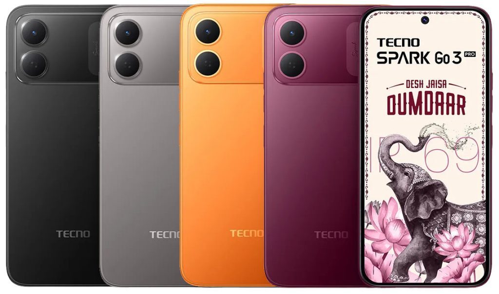 Tecno Spark Go 3 Pro comes in some cool colors. | Image by Tecno - The world's slimmest phone just got an offspring