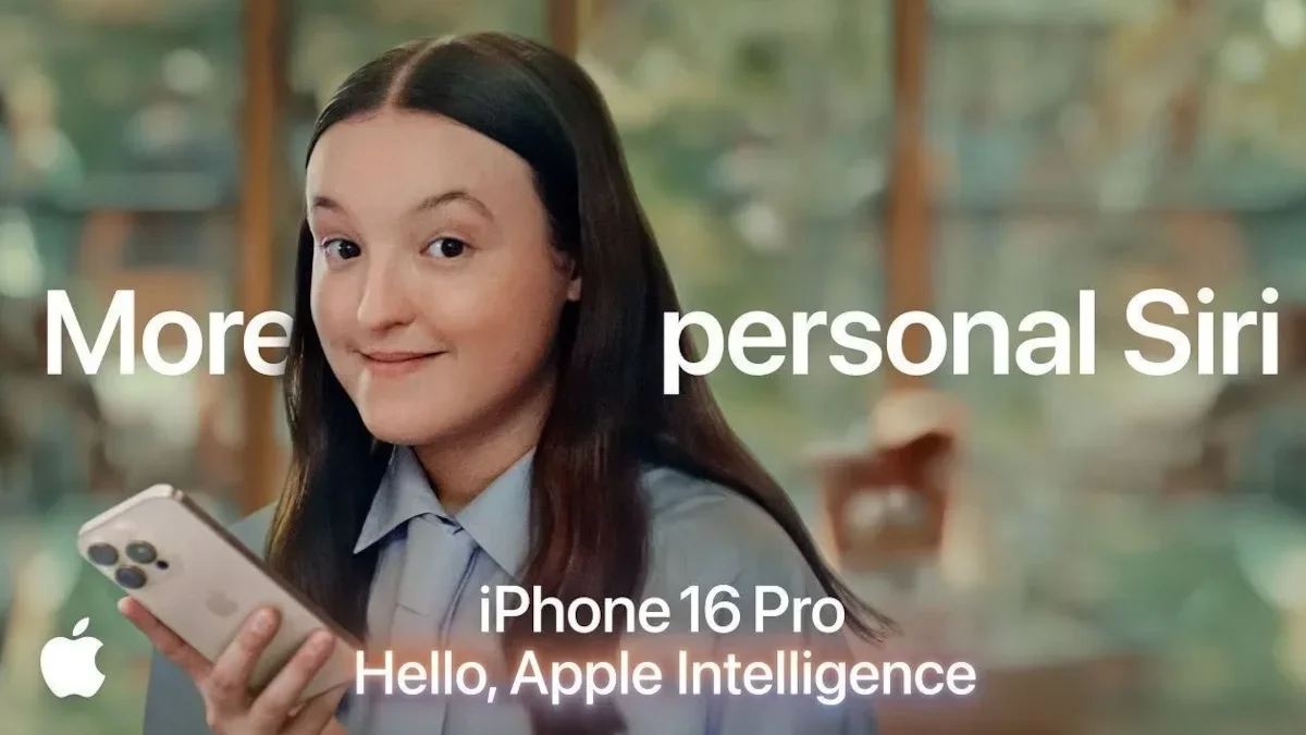 Image from Apple's 2024 ad about "Personal Siri."