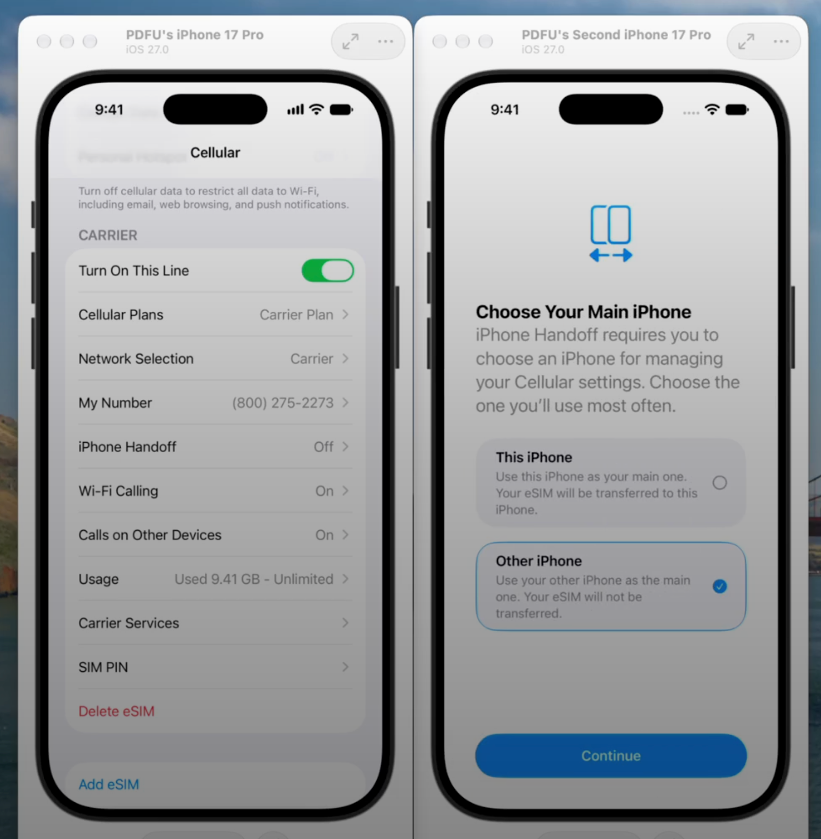 ios 27 iPhone Handoff t-mobile