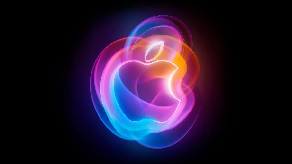 Apple logo.