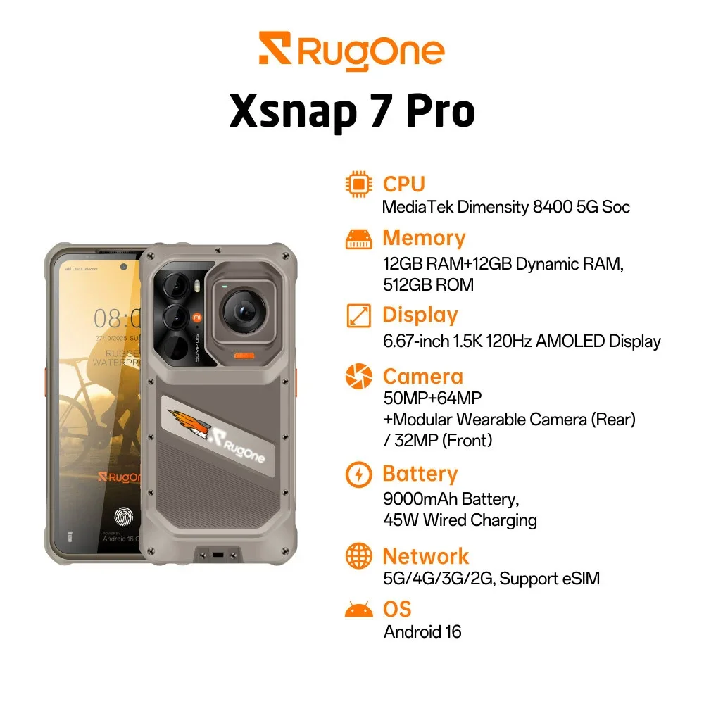 The specs of the phone are nothing special, except for the night-vision camera, of course. | Image by uleFone - This wild new smartphone lets you do something no iPhone can
