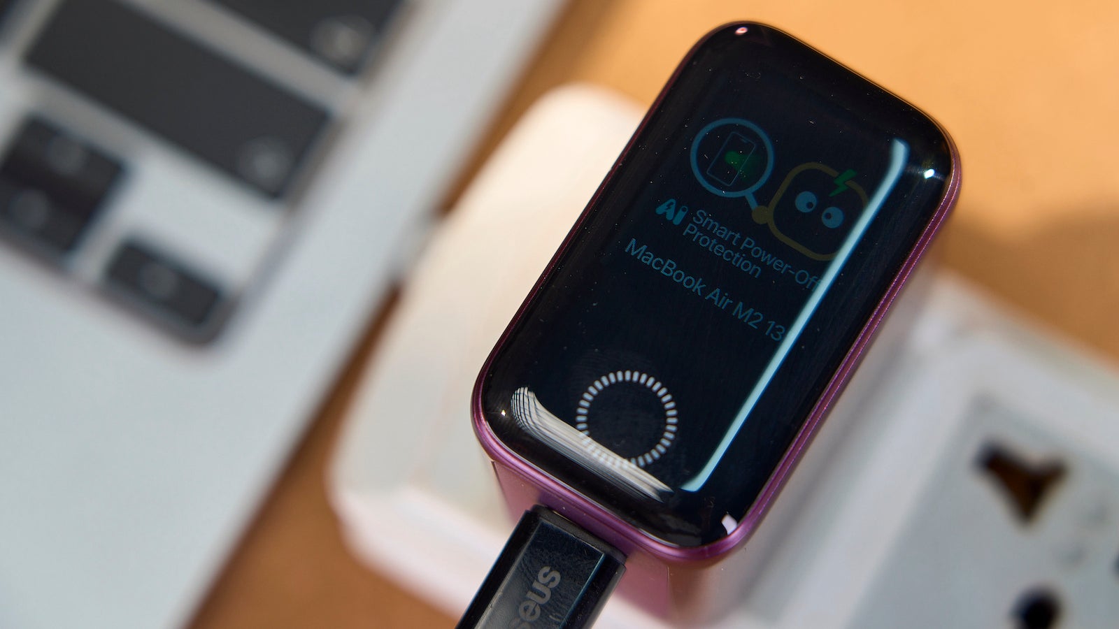 Smart power control | Image by Baseus - Dark Cherry power bank, Dark Cherry charger: Baseus is ready for the new iPhone color!
