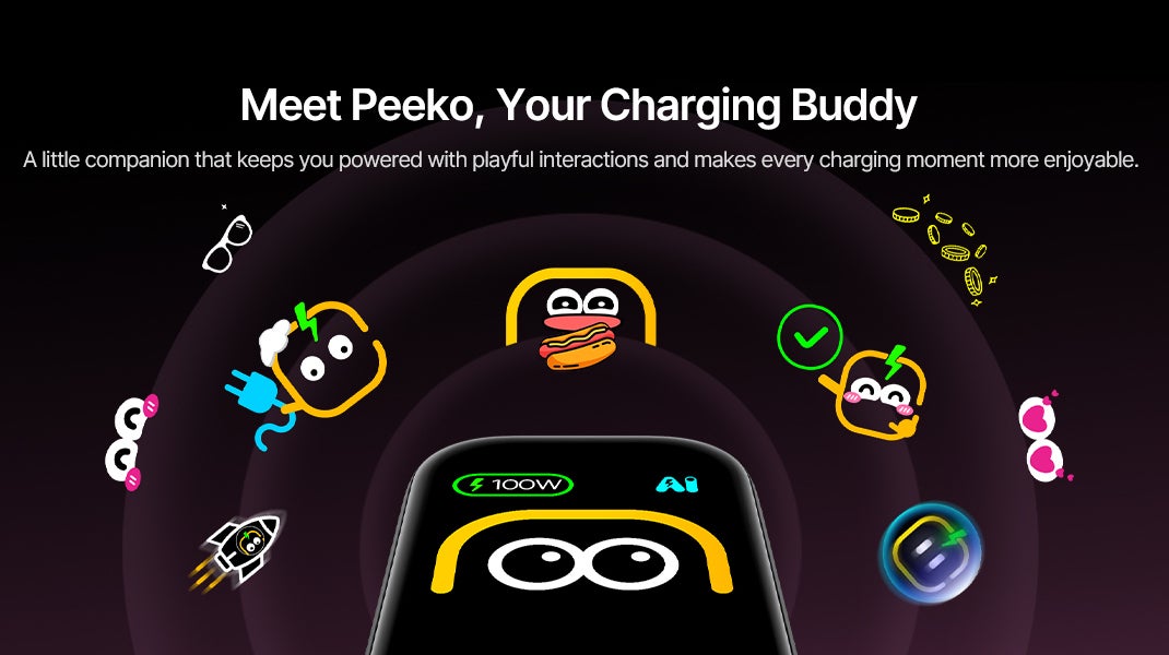 A new mascot to help you charge effectively | Image by Baseus - Dark Cherry power bank, Dark Cherry charger: Baseus is ready for the new iPhone color!