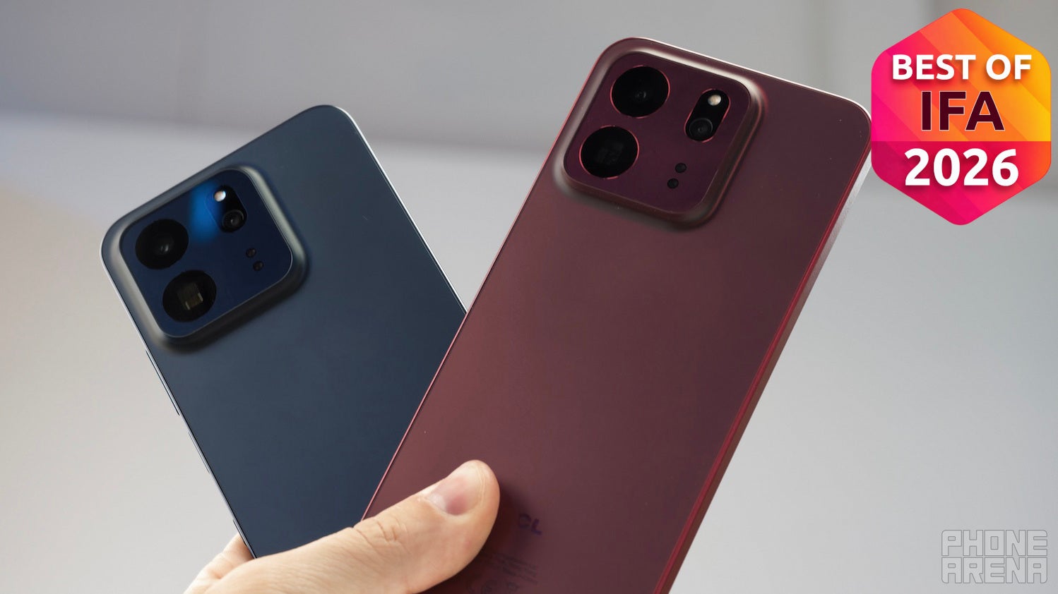 TCL P80 Ultra in some striking colors | Image by PhoneArena - Best of IFA 2026: the products that made me pause and explore