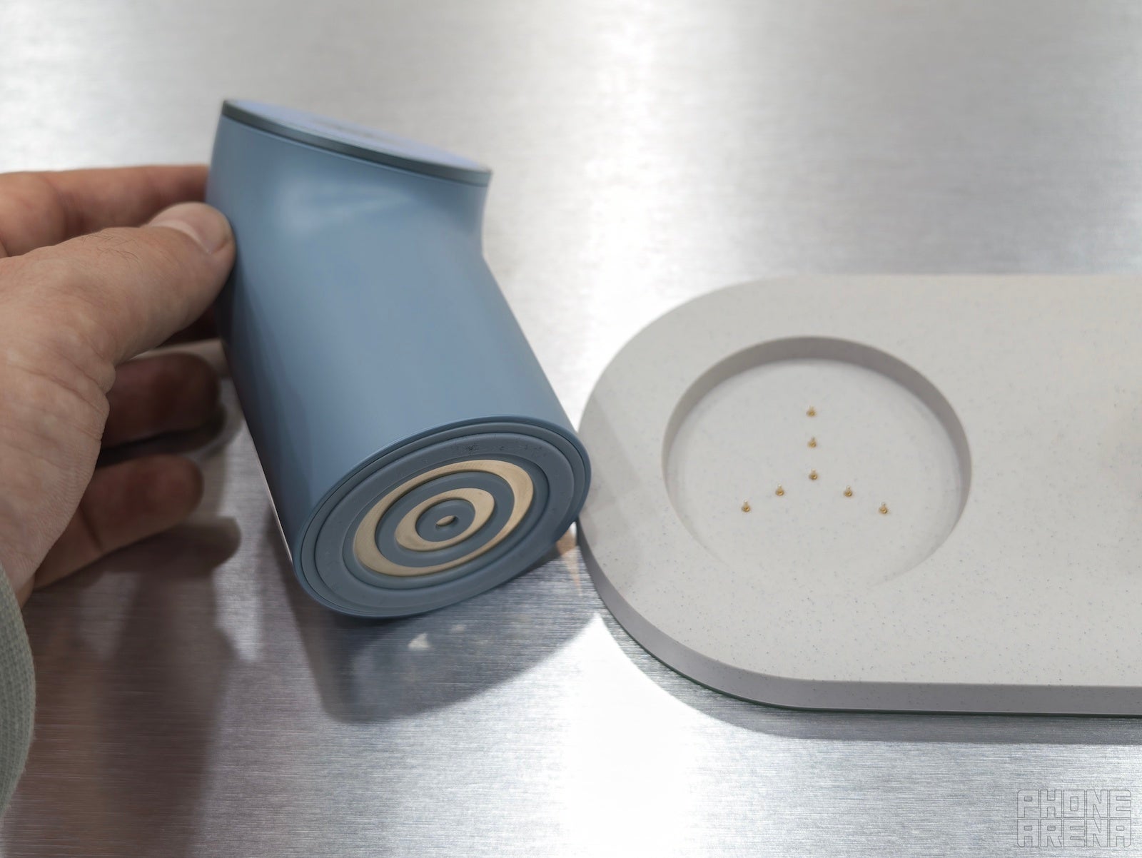 Magnetic pads ensure alignment | Image by PhoneArena - Best of IFA 2026: the products that made me pause and explore