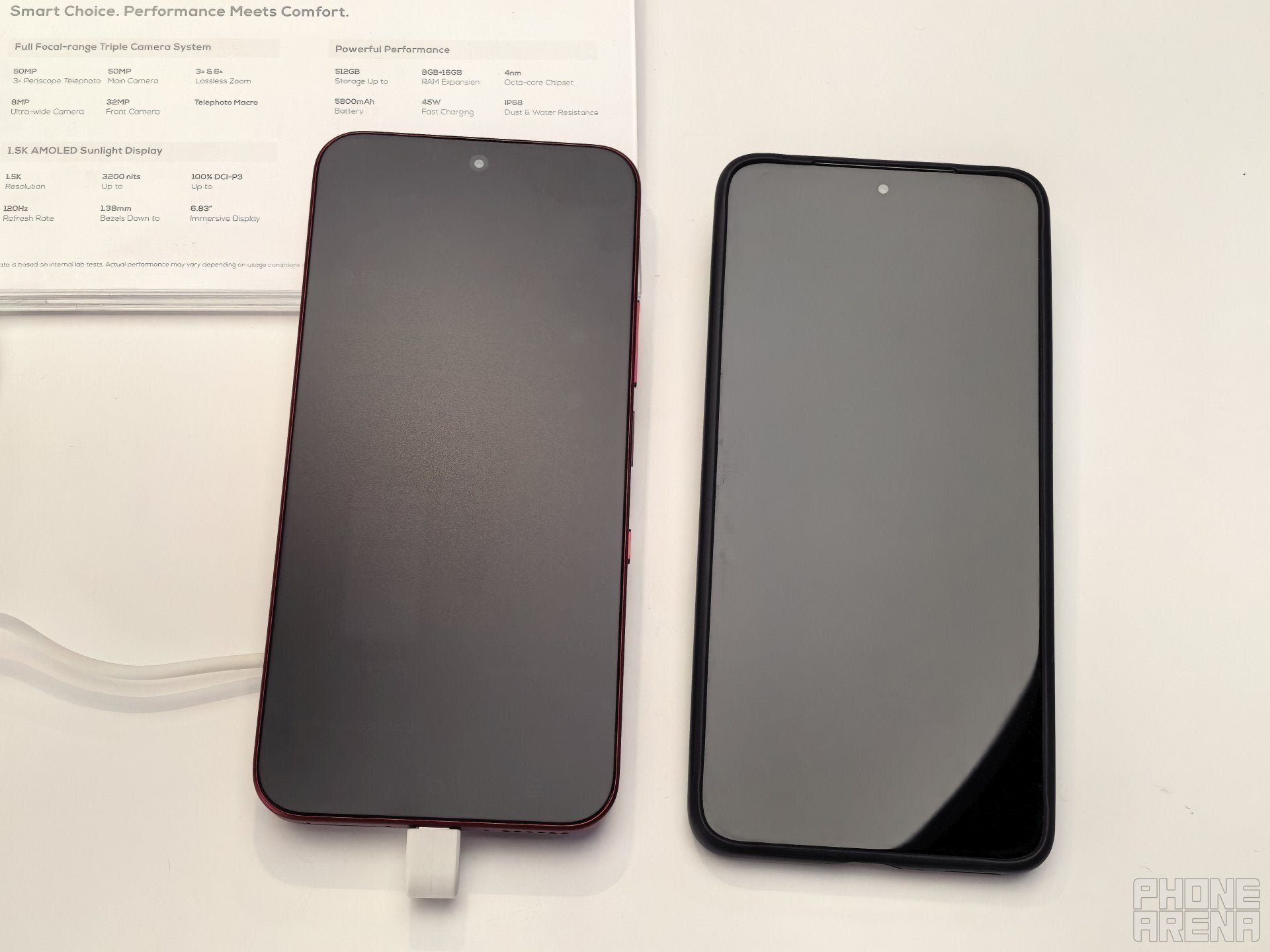 Highlight over NXTpaper screen | Image by PhoneArena - |PhoneArena - I tried a phone with a matte display, and it didn't exactly go as expected